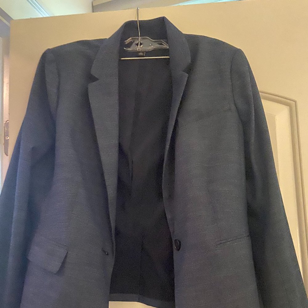 Ann Taylor Suitcoat - Blue Pattern